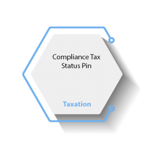 Compliance Tax Status Pin